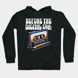 Old Music Cassette Tape Funny Hoodie